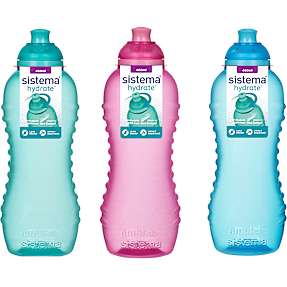 Sistema Twist n' Sip drikkeflaske (460ml) - flere varianter - assorteret