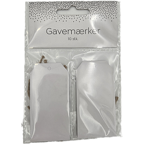Manillamærker 10-pak - hvid