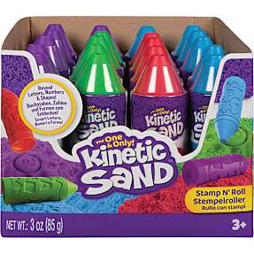 Kinetic Sand stempelroller - flere varianter - assorteret