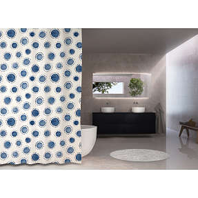 DEBEL badeforhæng - midnatsblå