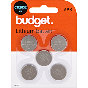 Knapcelle batteri CR2032