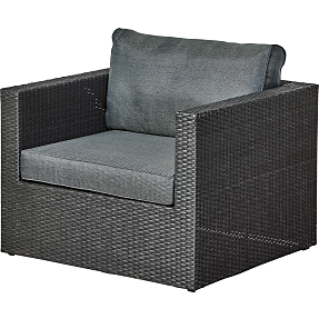 Pisa loungestol - sort