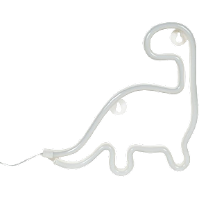 Dinosaur neonskilt - grøn