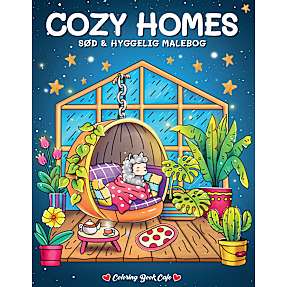 Cozy Nooks malebog - Coloring Book Café