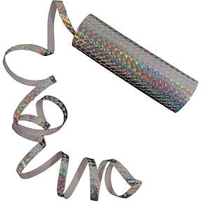 Salling serpentiner 2-pak - sølvfarvet