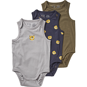 VRS baby 3-pak body str. 92 - multifarvet