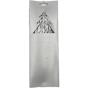 Lametta strimler metal 20 gram - sølvfarvet