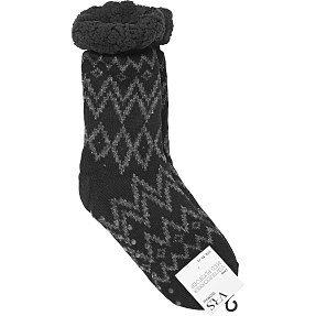 VRS dame kæmpehygge strømpe str. 35/38 - printet