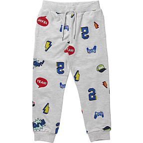 VRS børne sweatbuks str. 98 - grå