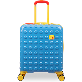 Bobble børnetrolley 8 hjul 37 cm - blå