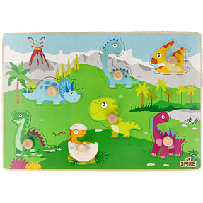 Spire dino og farm puslespil – flere varianter – assorteret