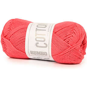 BUMBO Bomuldsgarn - Koral rød 233