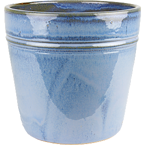 Jade potte H: 34 cm - lyseblå