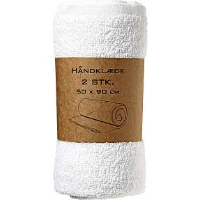 BASIS håndklæde 2-pak 50x90 cm - hvid