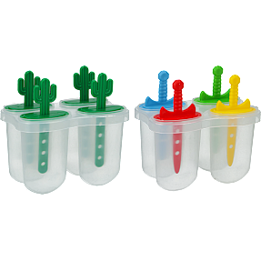 Isforme 4 stk. – flere varianter – assorteret