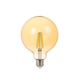 Salling ravfarvet globepære 4W - varmt hvidt lys