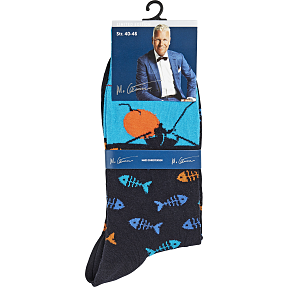 Mads Christensen herre strømper str. onesize - navy