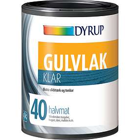 Dyrup gulvlak 0,75 liter - transparent