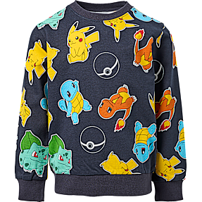 Pokémon sweatbluse str. 122/128 - blå