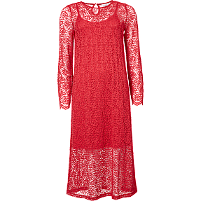 VRS dame kjole str. M - rød