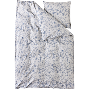 Salling sengetøj 140x200 cm - blå skærmblomst