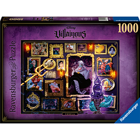 Disney Villainous Ursula puslespil - 1000 brikker