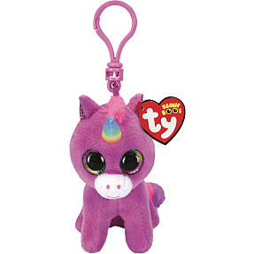 Rosette - unicorn lilla clip