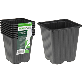 Såpotte - 8 stk - sort