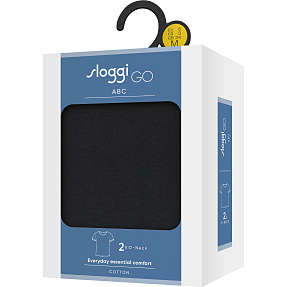 Sloggi herre 2-pak undertrøje str. M - sort