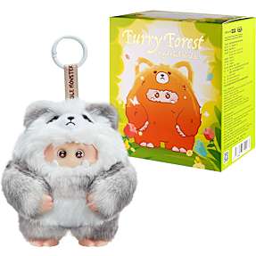 Giggle Monster Furry Forest figur - flere varianter - assorteret