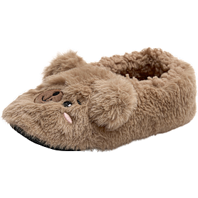 Børne hjemmesko str. 26/27 - brun