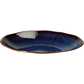 Julia suppetallerken - blå. Diameter 20 cm.