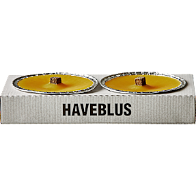 Haveblus 13x5 cm 7 timer 2-pak - gul