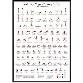 Yoga poses - 30x40 cm