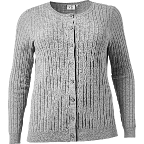 VRS dame cardigan str. 50 - grå
