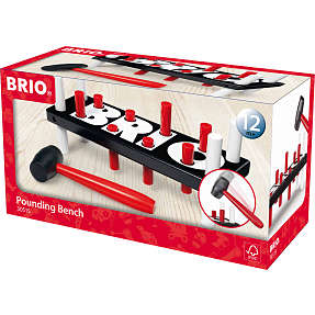 BRIO 30515 Hammerbræt, sort