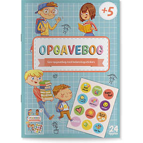 Opgavebog med stickers legetøj 24 A4