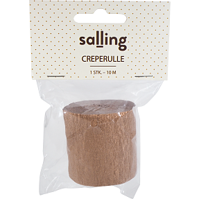 Salling creperulle L: 10 meter - Metallic rosegold
