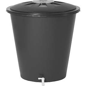 Regnvandstønde 210 liter - grå