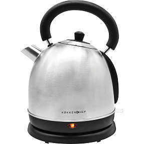 Køkkenchef dome elkedel 1,7 liter - stål