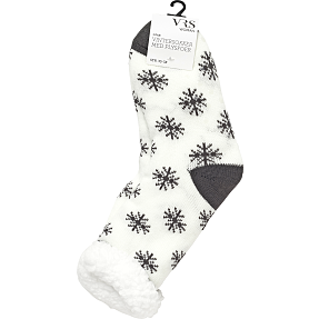 VRS dame kæmpehygge strømpe str. 39/41 - printet