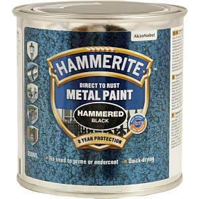 Hammerite hammer 250 ml - metalmaling - sort
