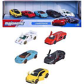 Majorette Lamborghini biler 5 stk. gaveæske
