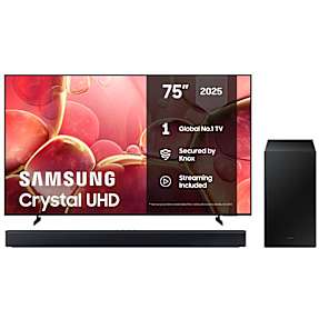Samsung TV 75" TU75U8005F + HW-B46CF Soundbar