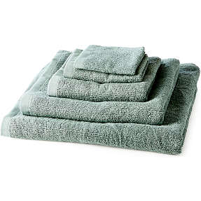 MAISON håndklæde 100x150 cm - støvet grøn