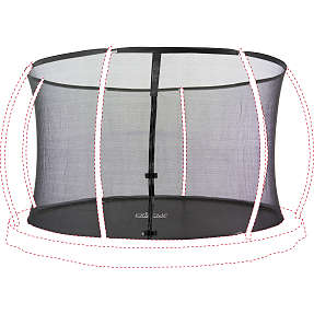 Sikkerhedsnet til nedgravet Extreme trampolin Ø366 cm