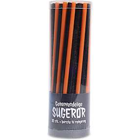 Halloween sugerør 80 stk.