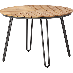 Houston havebord, teak træ/antracit stel