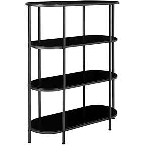 Vita oval reol - sort