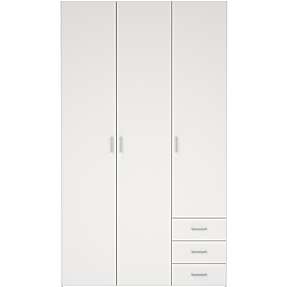 Space garderobeskab - hvid